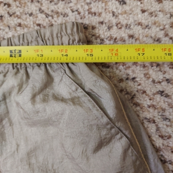 Cabin Creek Womens XL Pull On Pants Champaign Gold Windbreaker 80s 90s Athletic - Picture 8 of 13